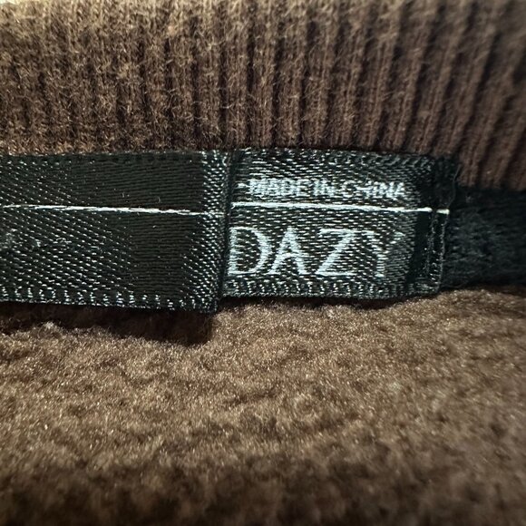 Datsun 280Z Men's Brown Crewneck Sweater Dazy Large 50/50 I Am Doing My Best - Picture 3 of 3